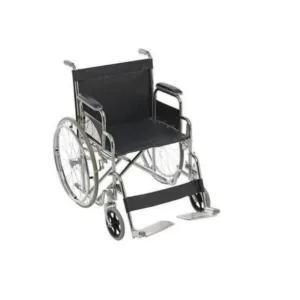 SILLA DE RUEDAS CROMADA OBESOS
