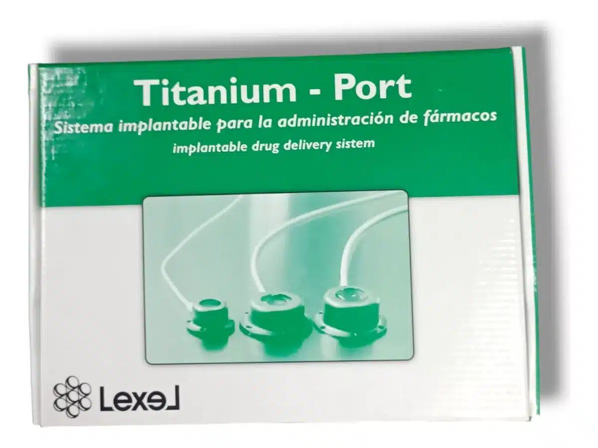 SET PORTACATH -TITANIUM PORT- LEXEL - Imagen 6