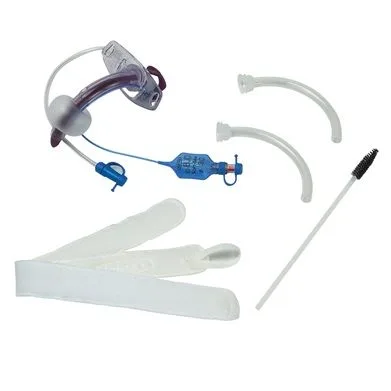 KIT DE CANULA DE TRAQUEOTOMIA SUBGLOTICA CON CAMISA Blue Line Ultra Suctionaid