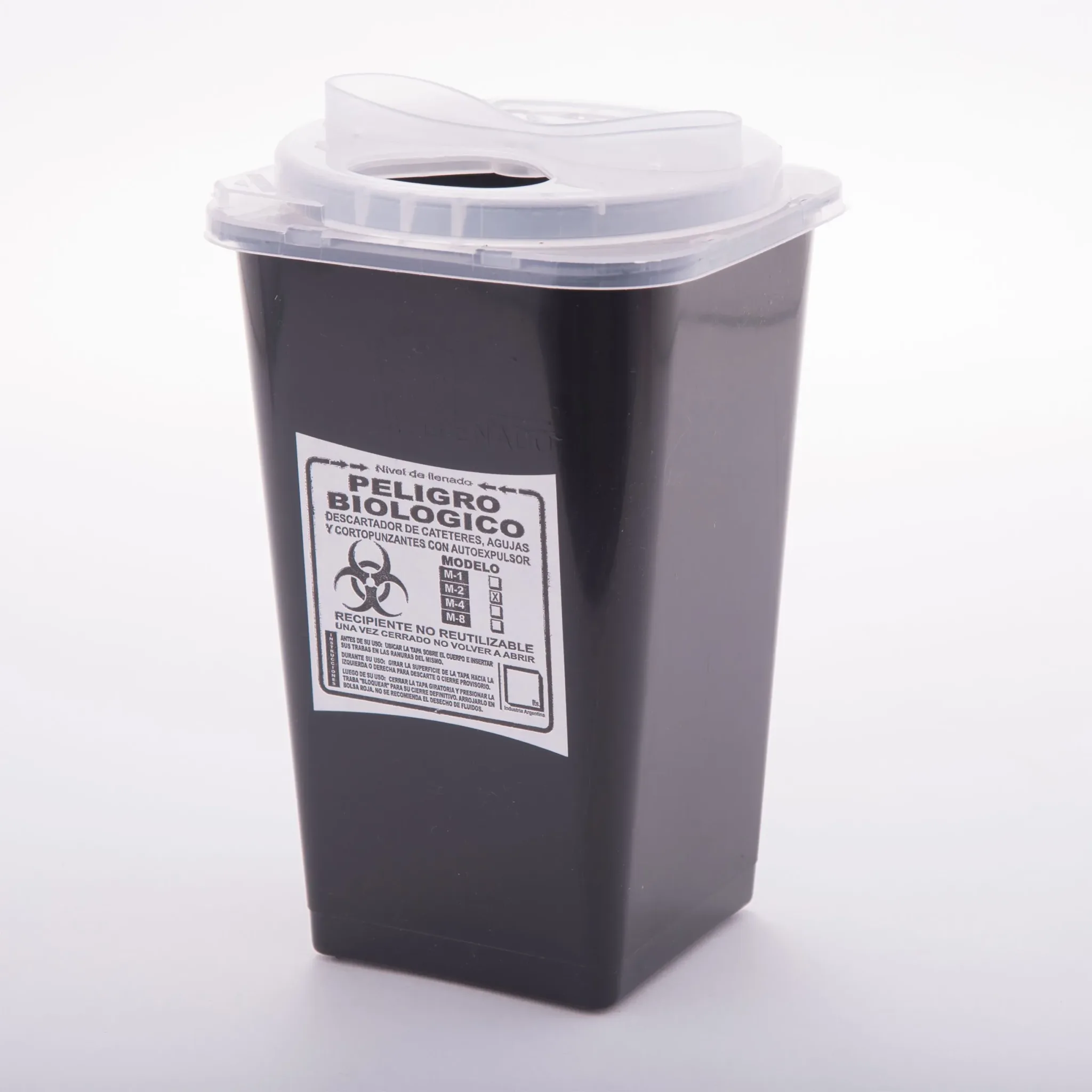 DESCARTADOR PLASTICO NEGRO 2L | CLEAN |