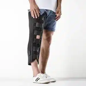 Inmovilizador de Rodilla Alto 60cm y Bajo 49cm | Ballenas Aluminio | Wellbrace