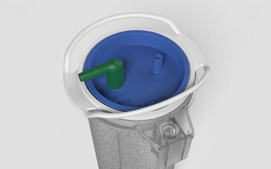 BOLSA ASPIRACION FLUIDOS AZUL RECEPTAL ECO VAC