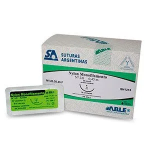 SUTURA NYLON MONOFILAMENTO ABLE