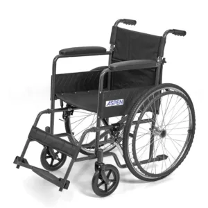 SILLA DE RUEDAS ACERO SEMI FIJA 46cm