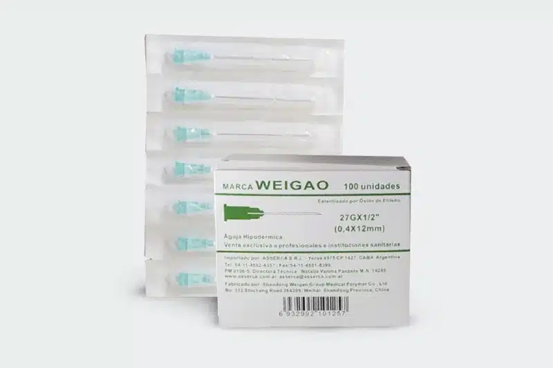 AGUJAS HIPODERMICAS WEGA WEIGAO - Imagen 2